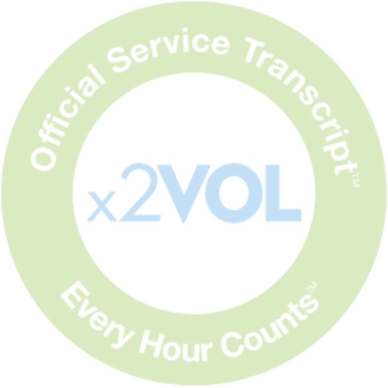 Official Service Transcript screen low-resolution