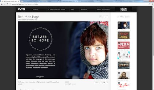 FWA site of the day