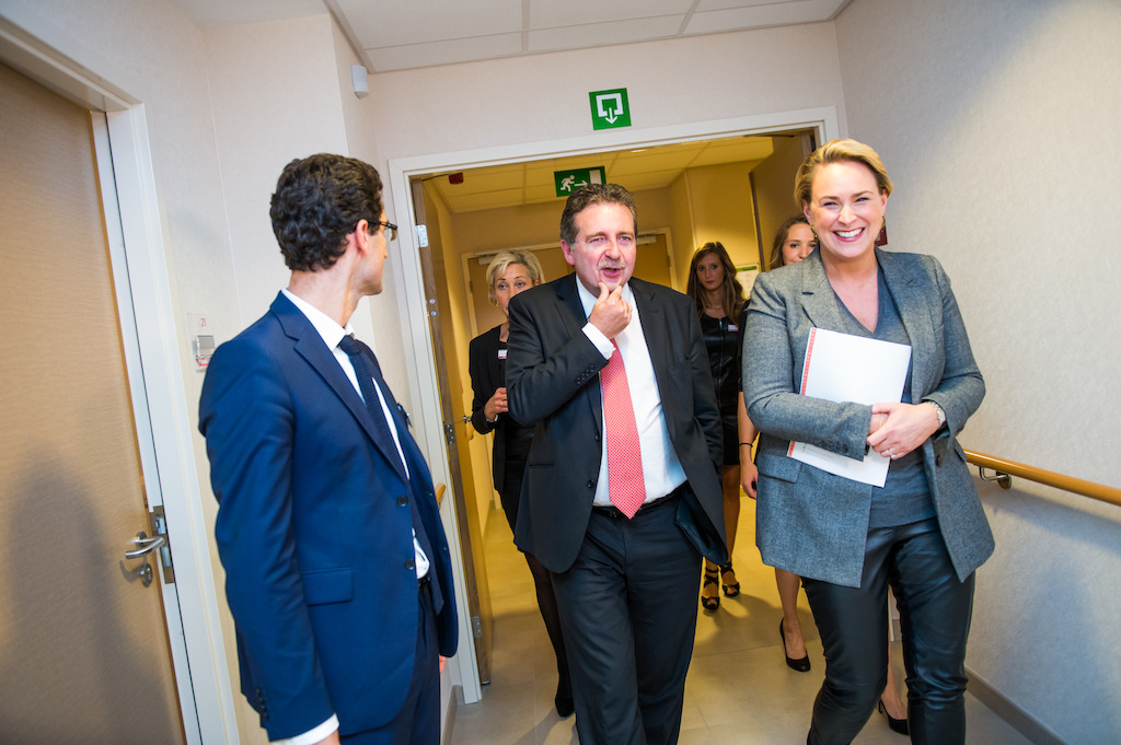 Ouverture officielle en présence de Rudy Vervoort, Ministre Président de la Région de Bruxelles-Capitale et de la ministre Céline Frémault