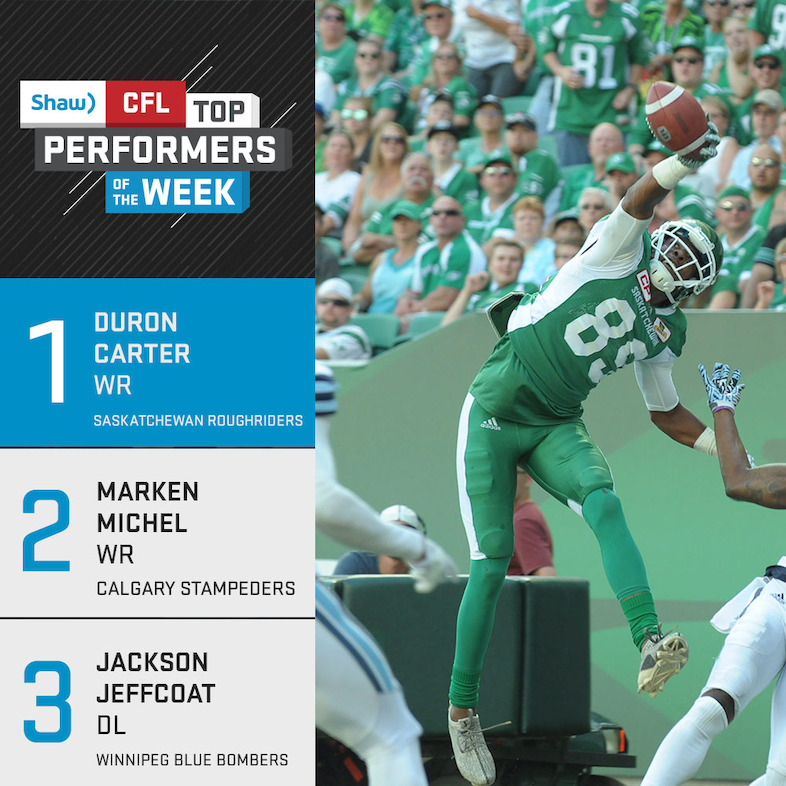 Shaw Top Performers - Week 6