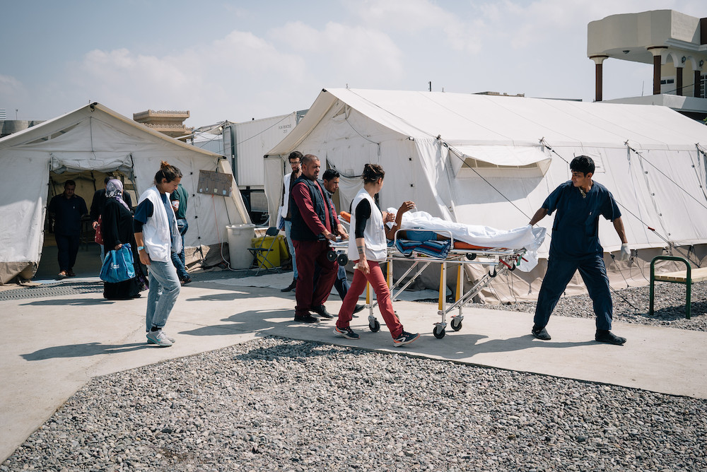 Mossul: MSF behandelt Kriegsverletzte und unterstützt Spitäler