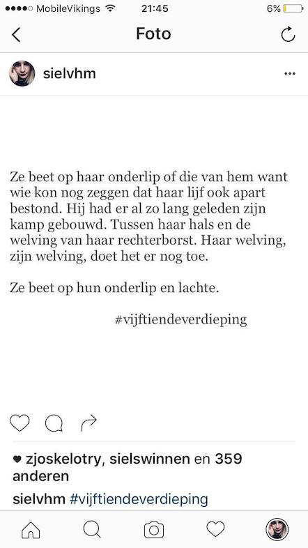 Ze beet op haar onderlip
