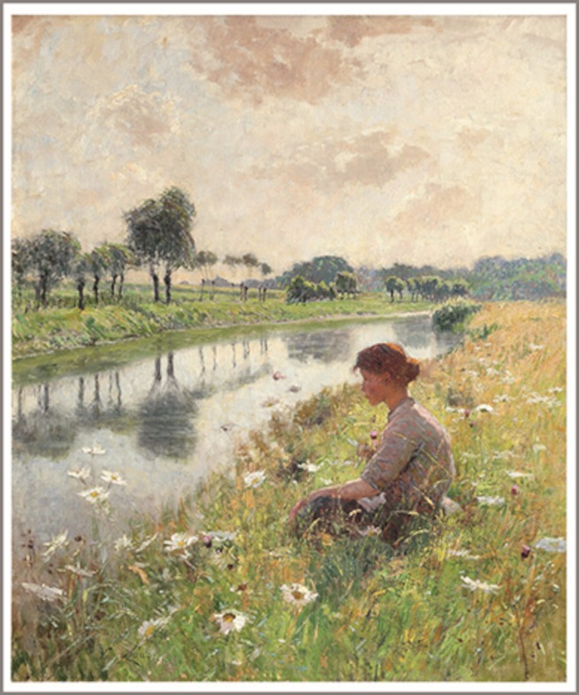 Emile Claus, Meisje aan de Leie