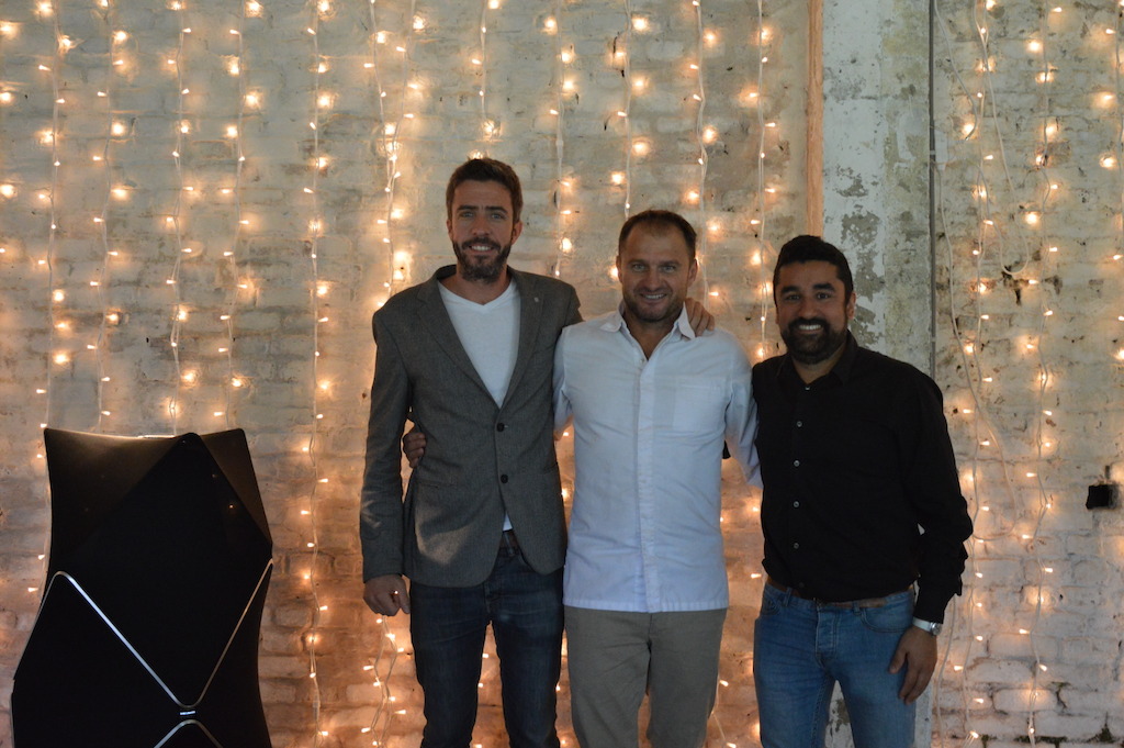 Tom van Damme, Wout Bru et Filipe Reinoso Carvalho