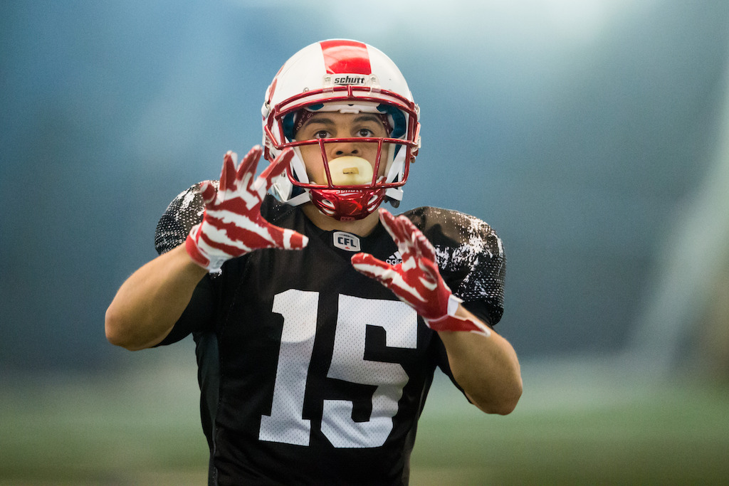 Adam Adeboboye at the Ontario Regional Combine presented by adidas. Photo credit: Kevin Sousa/CFL.ca