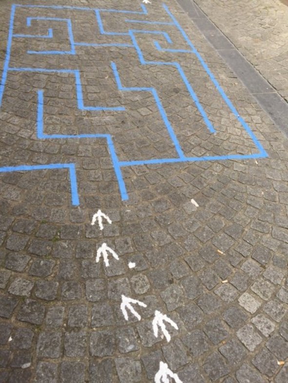 Hinkelpad in de Savoyestraat