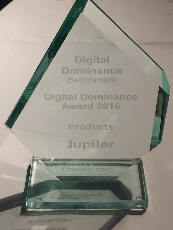 Digital Dominance Award 2016 - Jupiler