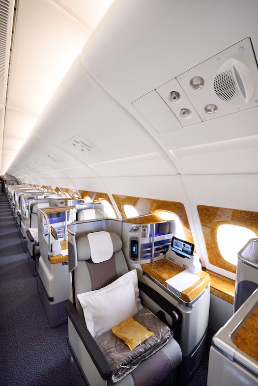 درجة رجال الأعمال على طائرة الجيل الجديد من الإيرباص A380