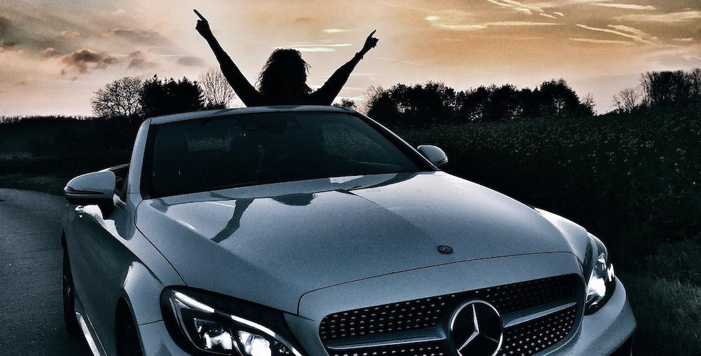 Once upon a time in a Mercedes...