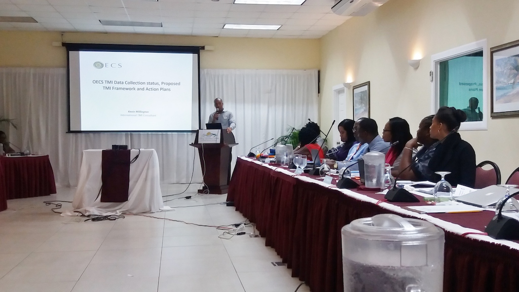 SLHTA President, Sanovnik Destang, presenting at the Workshop