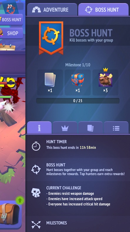 Boss Hunt fun