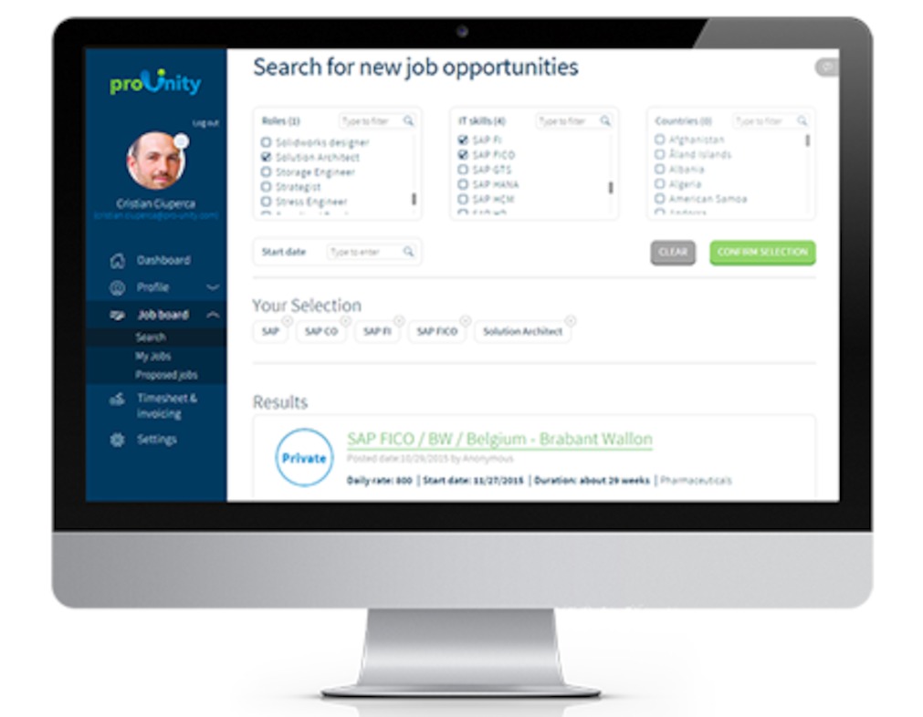 proUnity: les profils optimaux pour chaque job