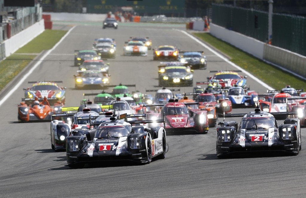 Porsche 919 Hybrid, Porsche Team 1: Timo Bernhard, Brendon Hartley, Mark Webber; Porsche Team 2: Romain Dumas, Neel Jani, Marc Lieb