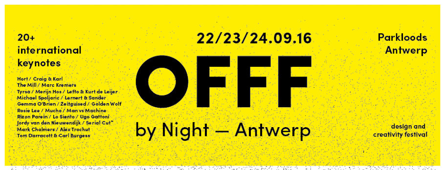 Scoop ! OFFF débarque à Anvers en septembre