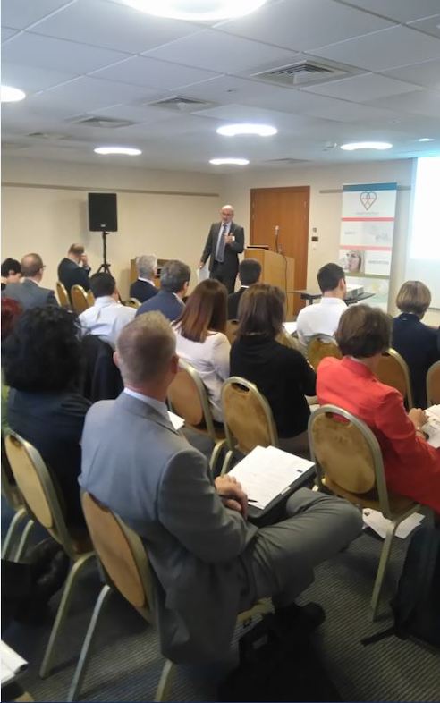 Peter Curle from Ernst & Young during his presentation on the MDR.