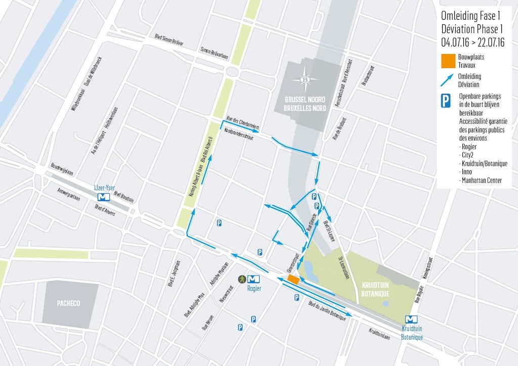 Plan de circulation phase 1