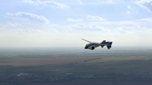 AeroMobil 3.0 first flight - over horizon
