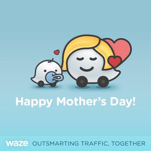 Waze consiente a las mamás con las mejores funciones