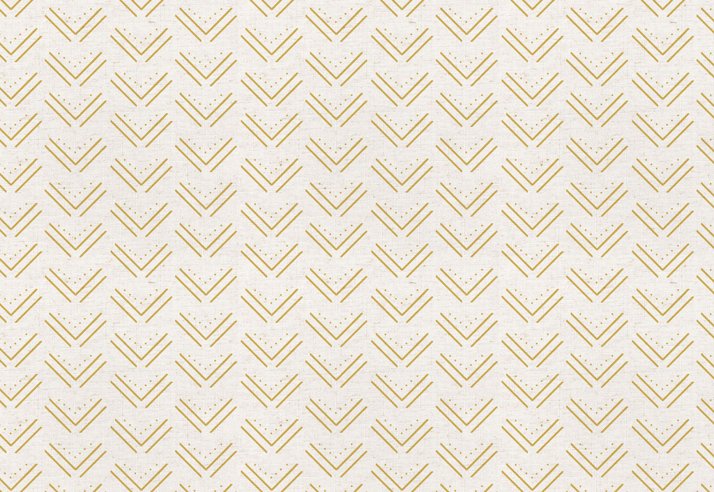 Yellow Arrow Tribal Canvas Wall Mural