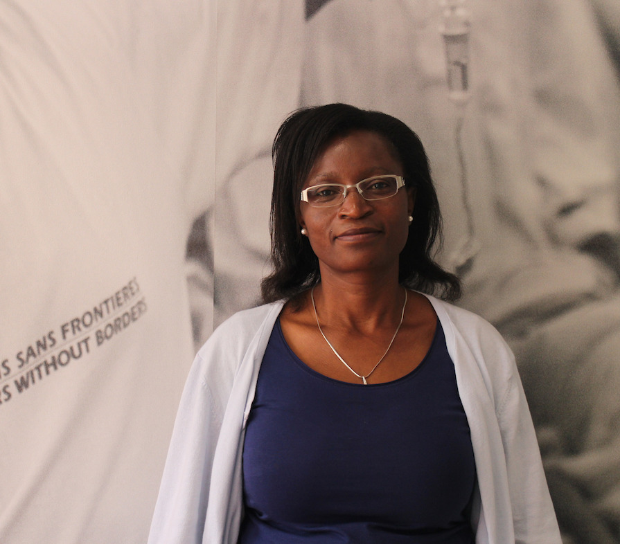 Portrait of Gilberta Jairos, MSF operational theatre nurse who spent three months in Mosul. Photographer: MSF