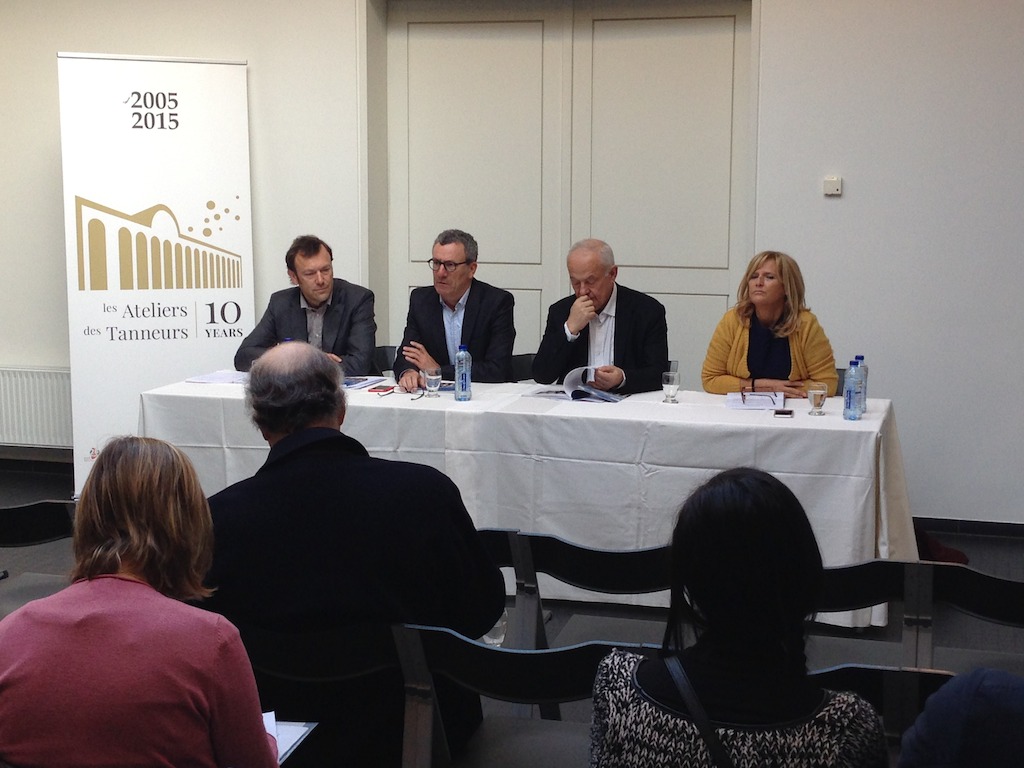 Directeur Ronald De Greef, Yvan Mayeur, Serge Vilain et Pascale Peraita