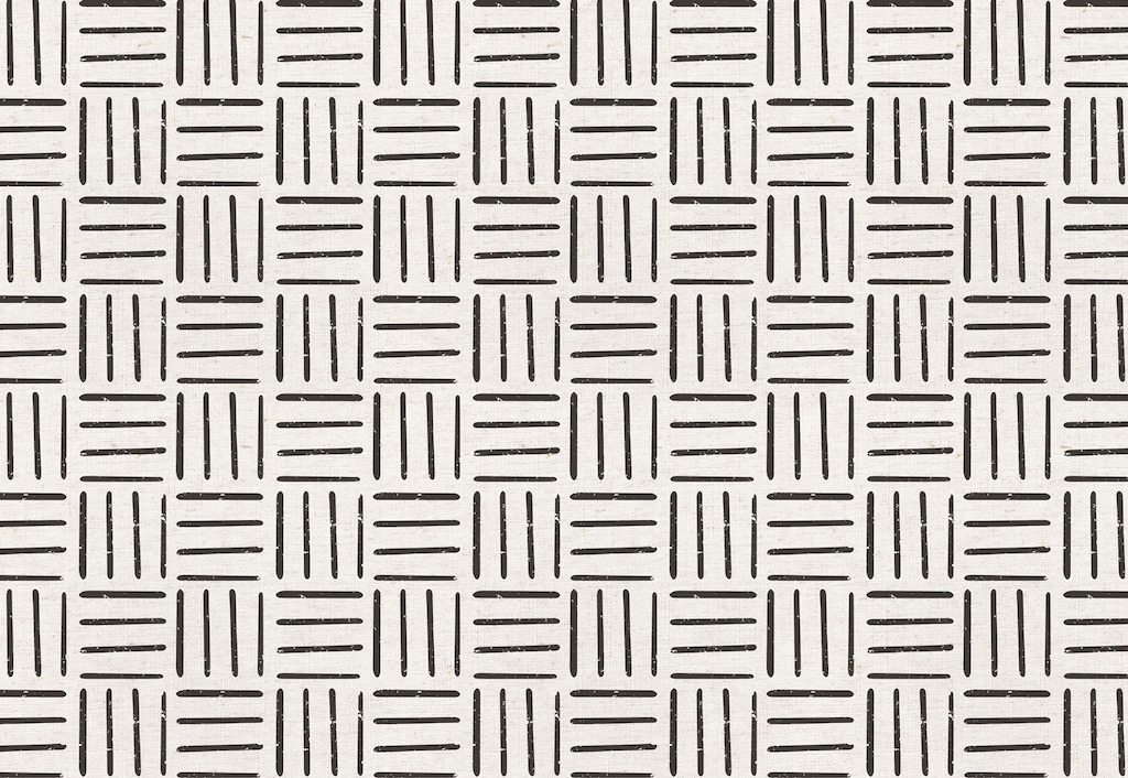 Black and White Tribal Lines Wallpaper