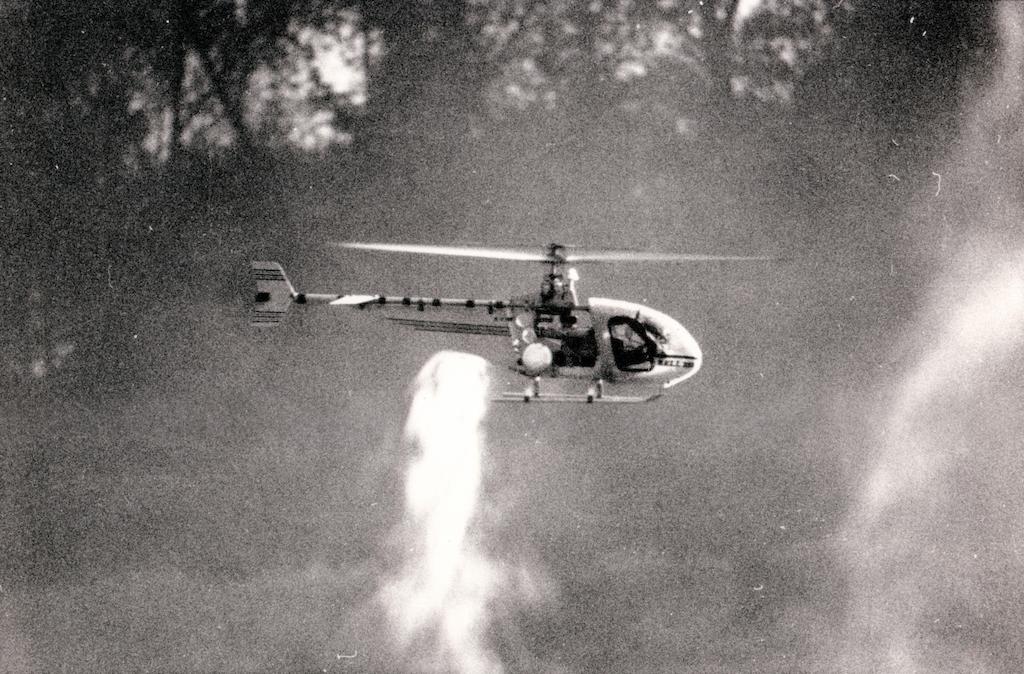 HUGO ROELANDT<br/>© Aeromatic Art Project 1, model helicopter, Young artists from Antwerp / Jonge Kunstenaars uit het Antwerpse, Museum Dhondt-Dhaenens, Deurle, 1983