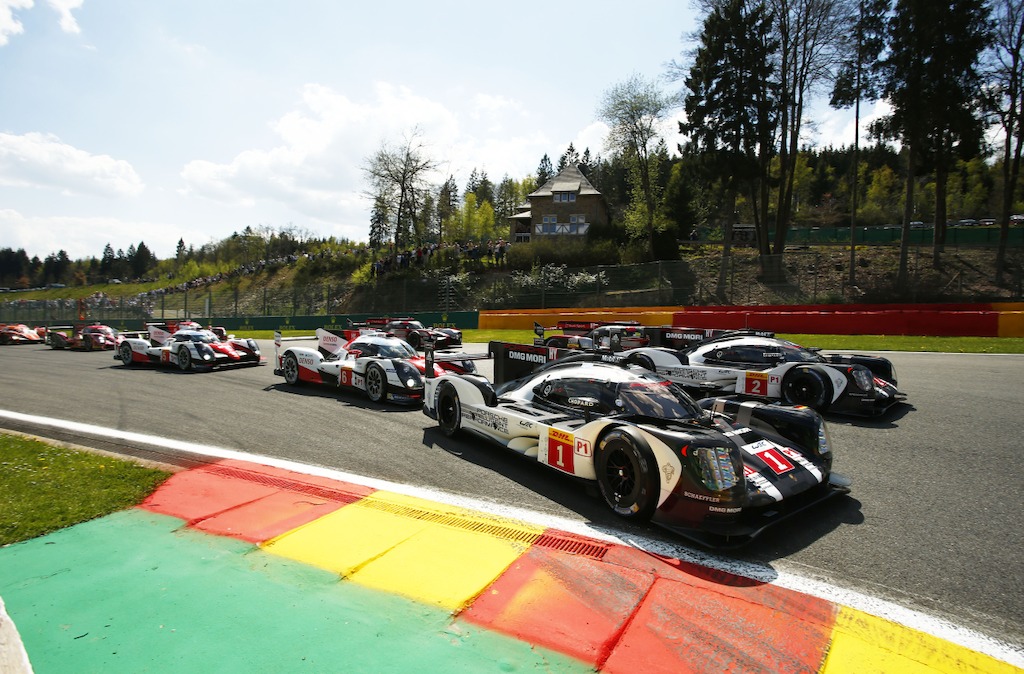 Porsche 919 Hybrid, Porsche Team 1: Timo Bernhard, Brendon Hartley, Mark Webber; Porsche Team 2: Romain Dumas, Neel Jani, Marc Lieb