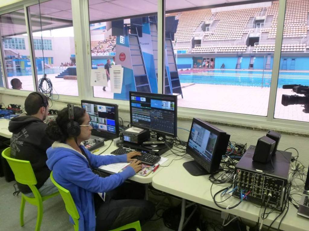JJOO Río 2016 Centro Acuático - Cuarto de Control