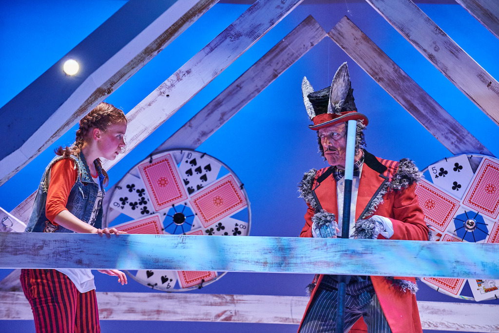 Devon Hales and Tom Key in THE DANCING HANDKERCHIEF photo by Christopher Bartelski