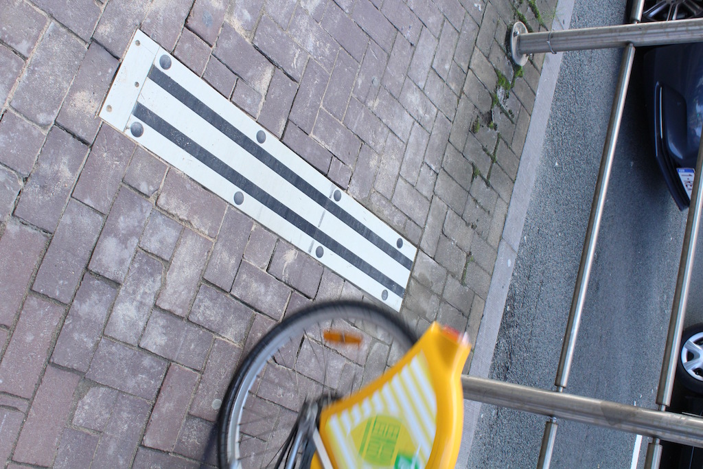 first bicycle counter pole