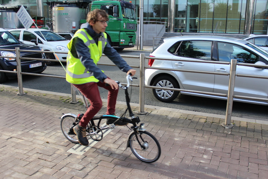 first bicycle counter pole
