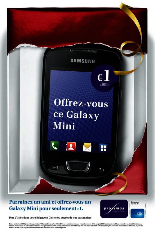Newspaper - Promo smart phone Samsung Galaxy Mini