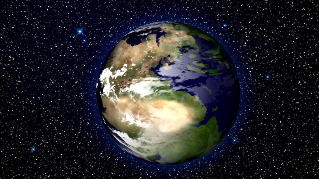 Artist's impression of Pangaea. Image: sirtommoore, Youtube.