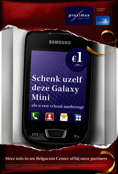 Outdoor - Promo Samsung Galaxy Mini smartphone