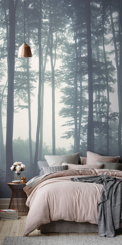 Sea of Trees Wallpaper Mural