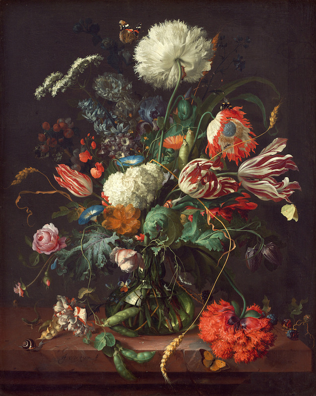 Vase of Flowers by De Heem