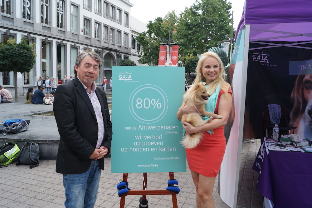 IPSOS-ENQUÊTE: 80% ANTWERPENAREN (PROVINCIE) PRO VERBOD OP PROEVEN OP HONDEN EN KATTEN