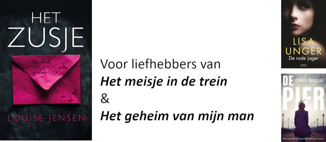 'Het zusje' van Louise Jensen - Engelse publiekslieveling en dé psychologische thriller van het moment