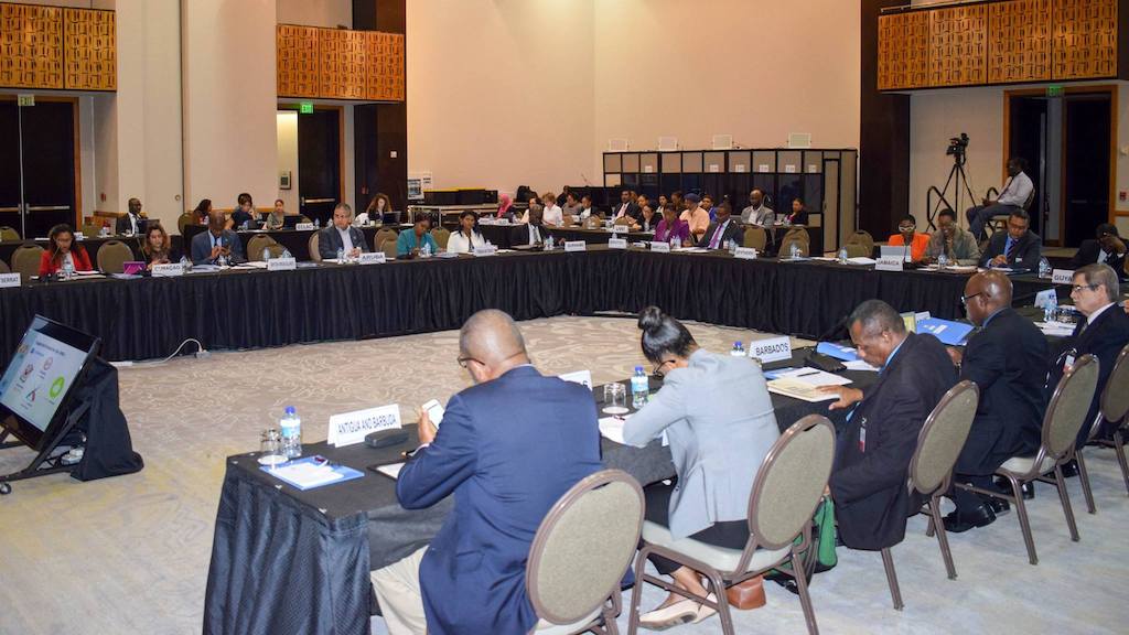 Participants at UN-ECLAC Meeting