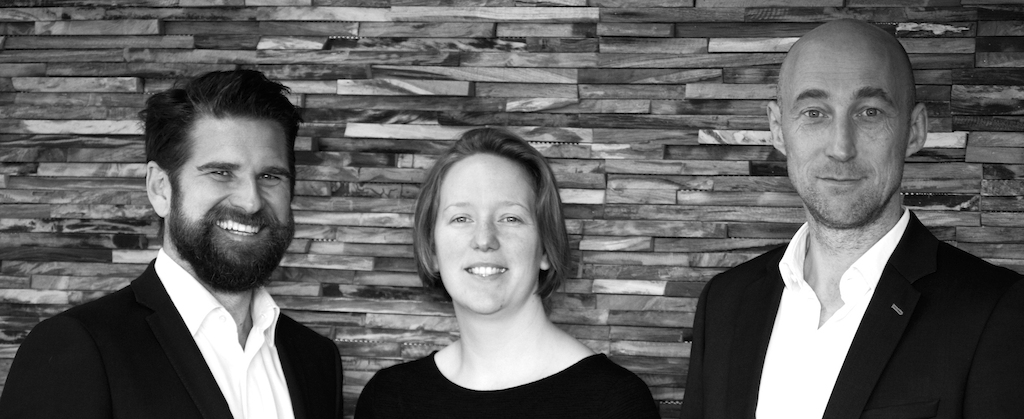 Het proUnity-team: Olivier Glorieux, Tania Vivane and David Muyldermans