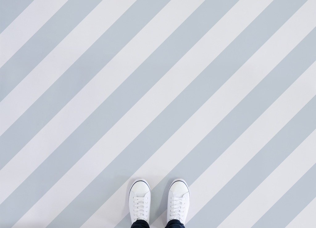 Slant | Diagonal Stripe Flooring
