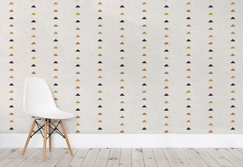 Tribal Triangles Wallpaper Mural