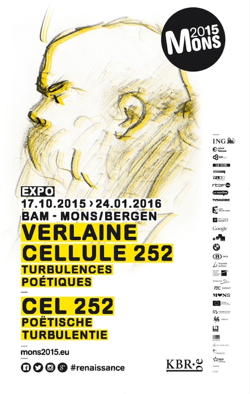 Affiche tentoonstelling ‘Verlaine, cel 252’