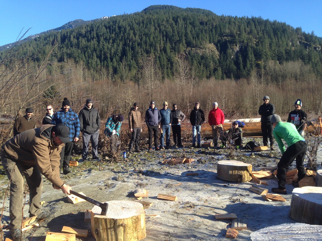 Wellmen participants during their outdoor excursion.