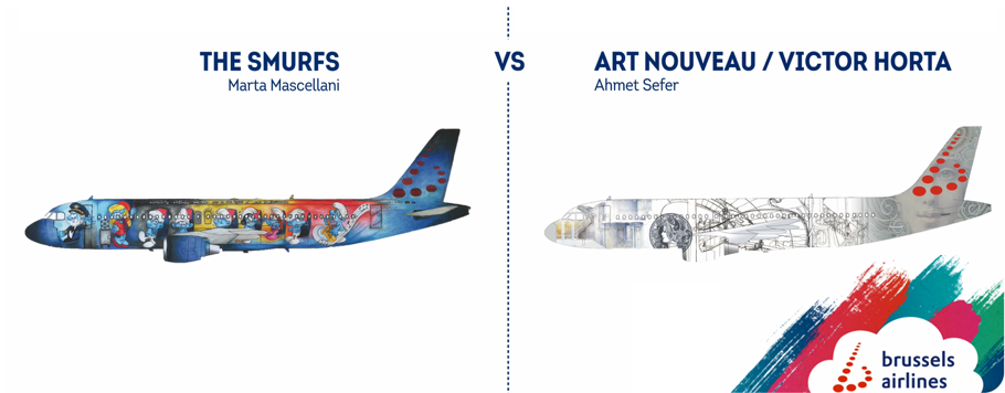 The Smurfs and Art Nouveau finalists for the 5th Belgian Icon