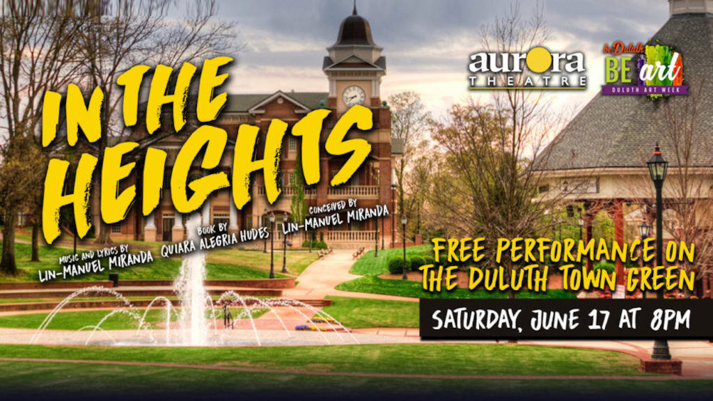 In The Heights promotional flier