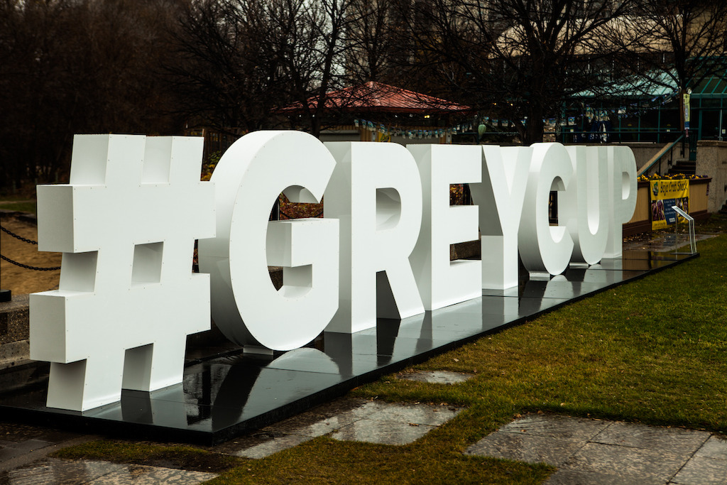 #GreyCup sign