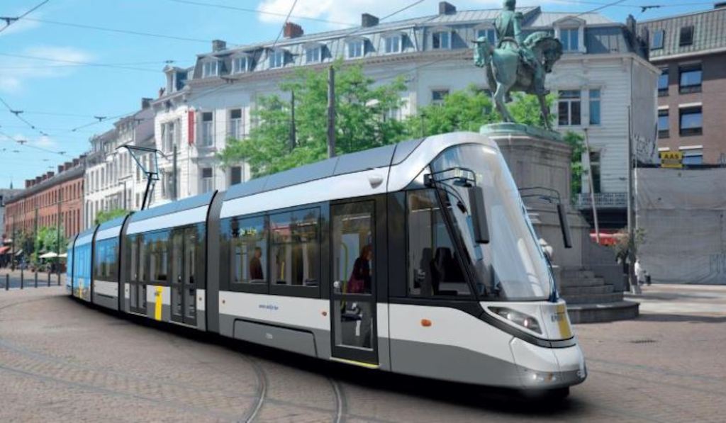 Ontwerp CAF-tram voor Antwerpen.