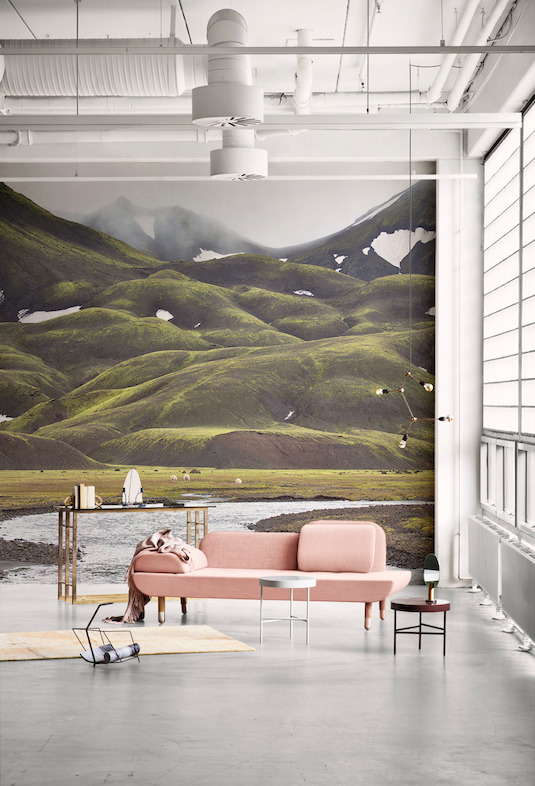 Icelandic Mountain Wallpaper Mural